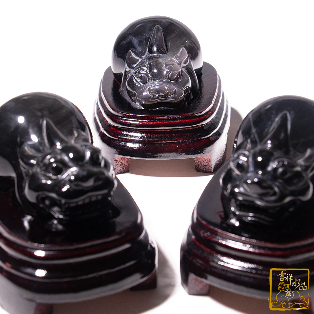 彩虹黑曜石貔貅 301~400g / 不挑款優惠區