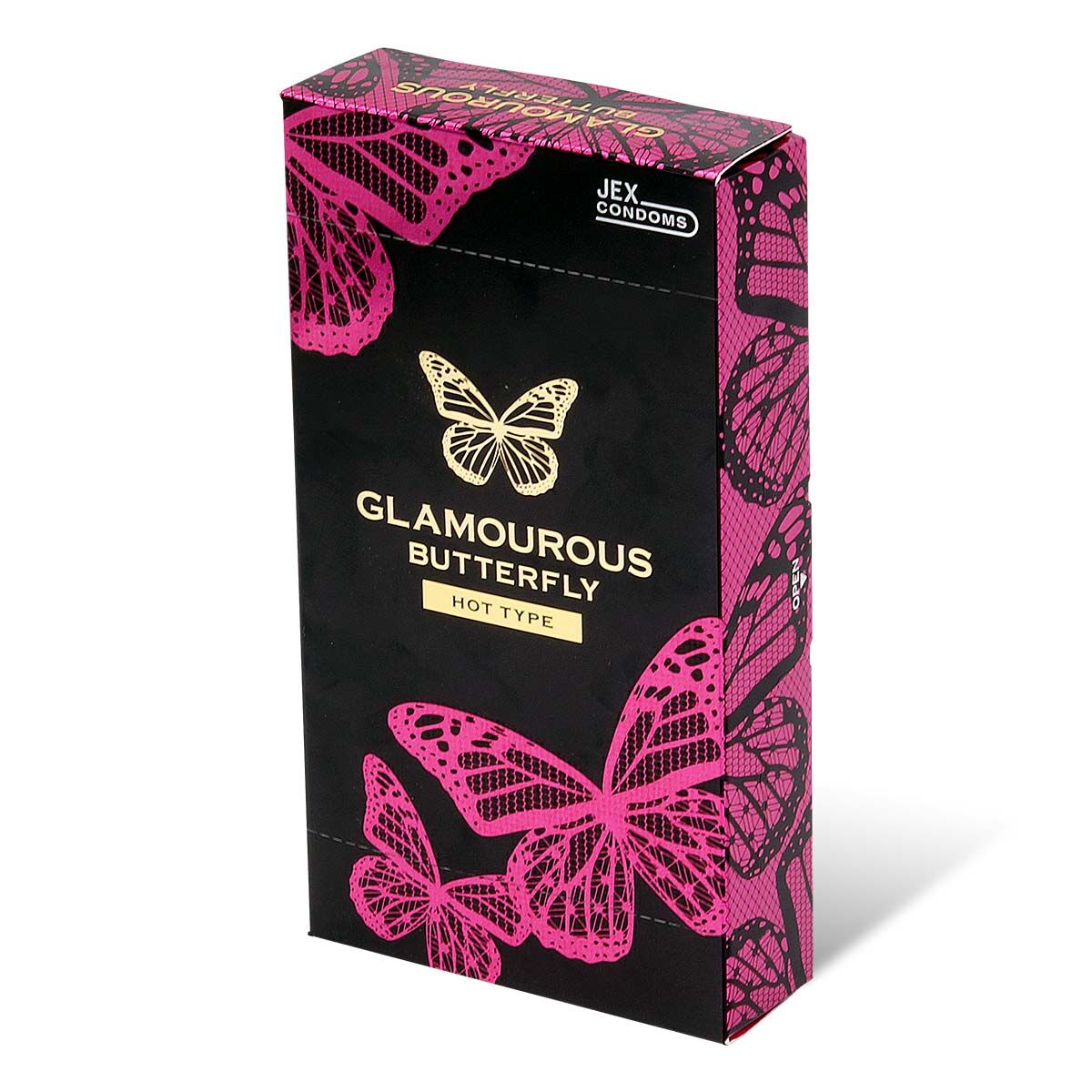 Glamourous Butterfly Hot Type 12's Pack Latex Condom