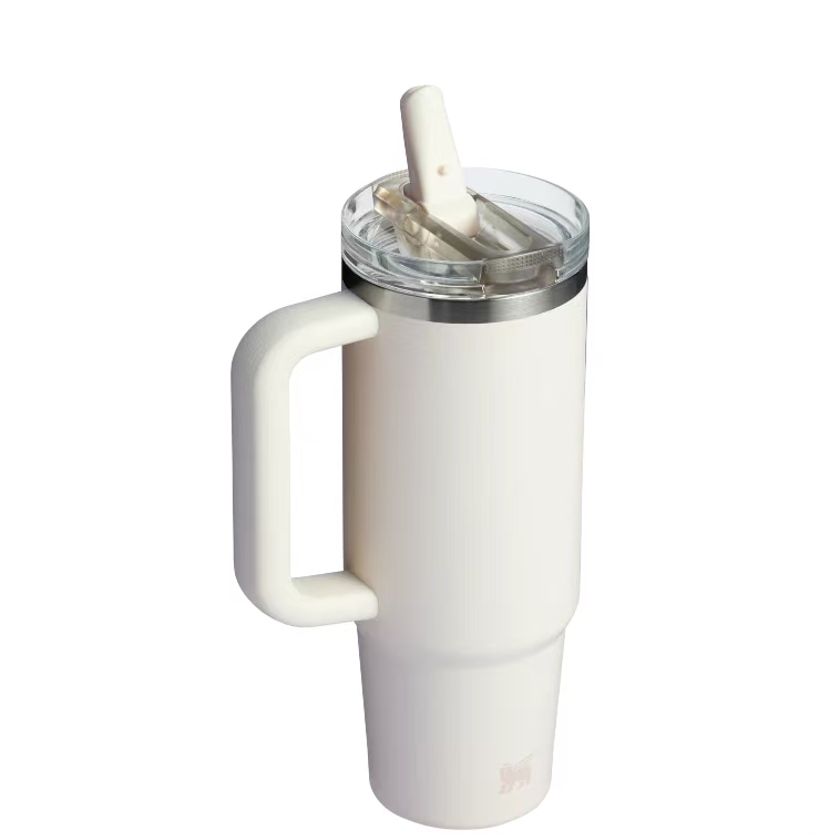 STANLEY The Quencher ProTour Flip Straw Tumbler | 40 OZ CREAM