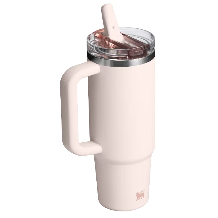 STANLEY The Quencher ProTour Flip Straw Tumbler | 40 OZ ROSE QUARTZ