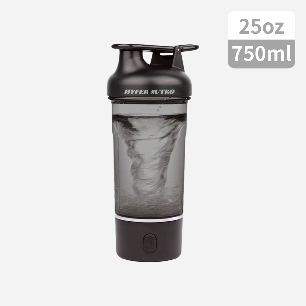 Hyper Nutro 25oz 電動攪拌杯｜黑