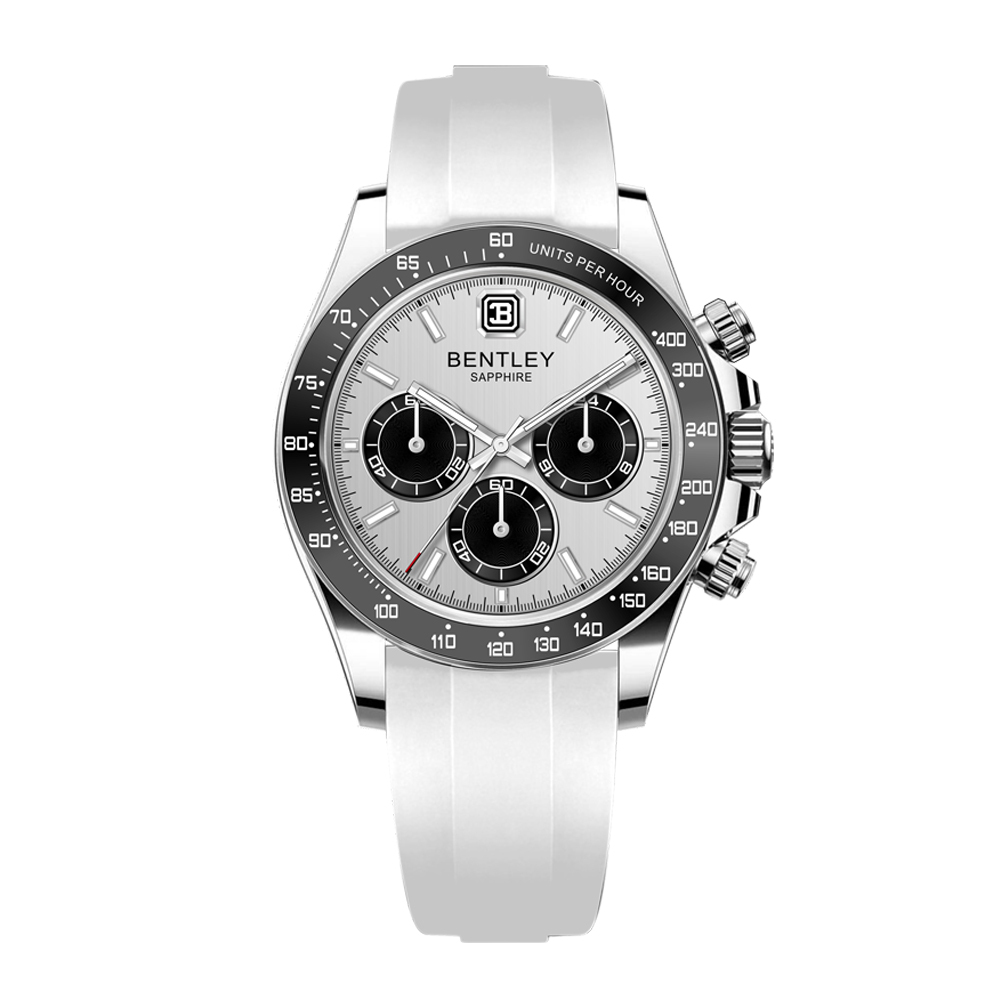 【BENTLEY 賓利】THE ASTRA星耀系列 BL-22 強奢 真三眼 夜光 矽膠 石英 手錶