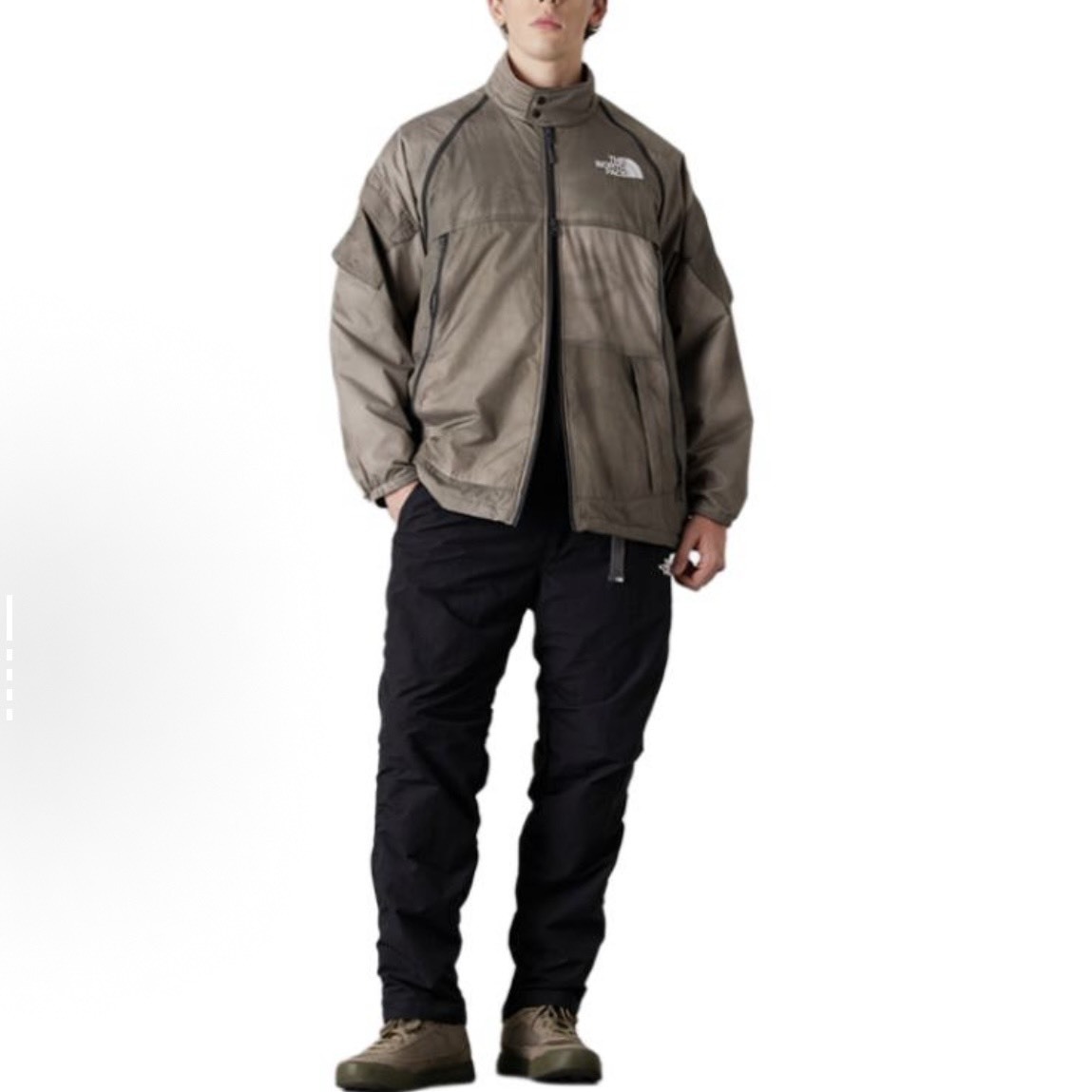 【代購】THE NORTH FACE Urban Exploration｜可拆兩穿 透氣休閒百搭夾克外套（男款／灰色）