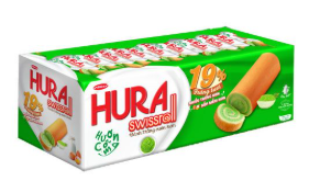 HuRa Pandan-Flavored Swiss Roll 180g