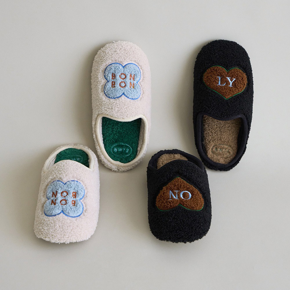 【BOWELL】羊羔絨隔音室內拖鞋 (2款)