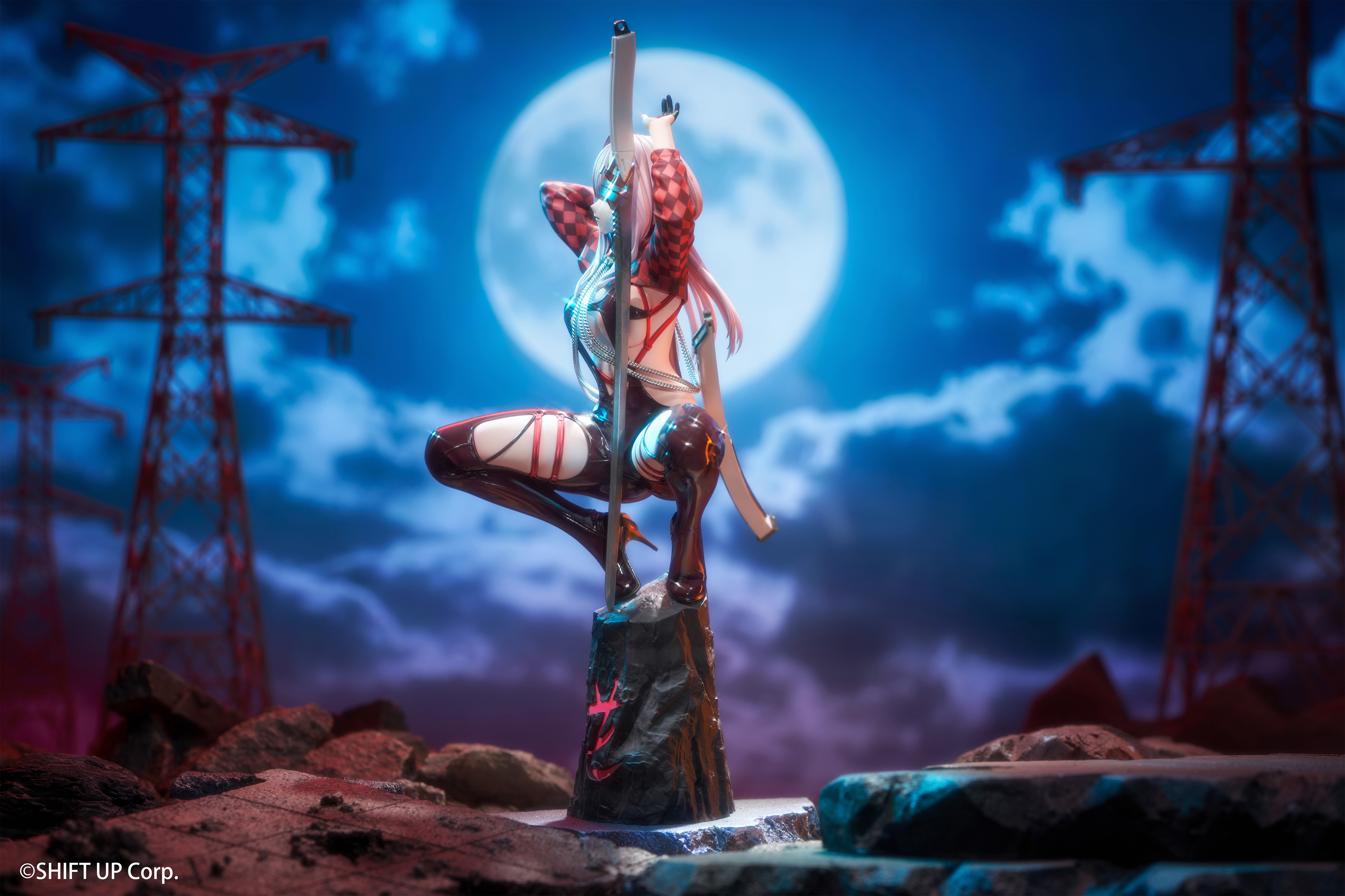 HOBBYSAKURA 《勝利女神: 妮姬》紅蓮：狂飆車手 "GODDESS OF VICTORY: NIKKE" SCARLET RACER'S HIGH 1/10 SCALE FIGURE 日本代理版