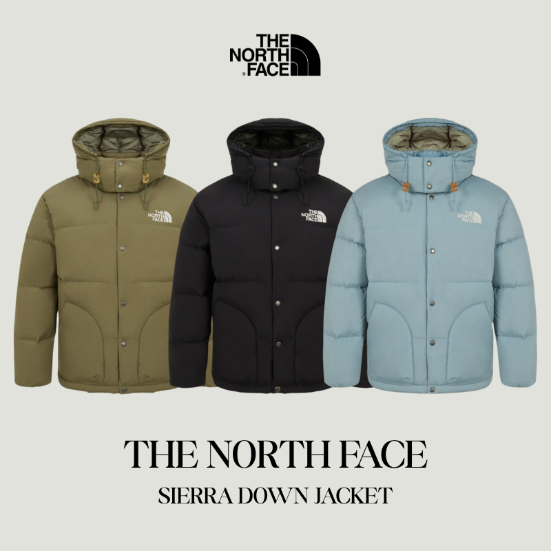 【代購】THE NORTH FACE Sierra Down Jacket (RDS)｜經典山系短版羽絨外套｜男女同款