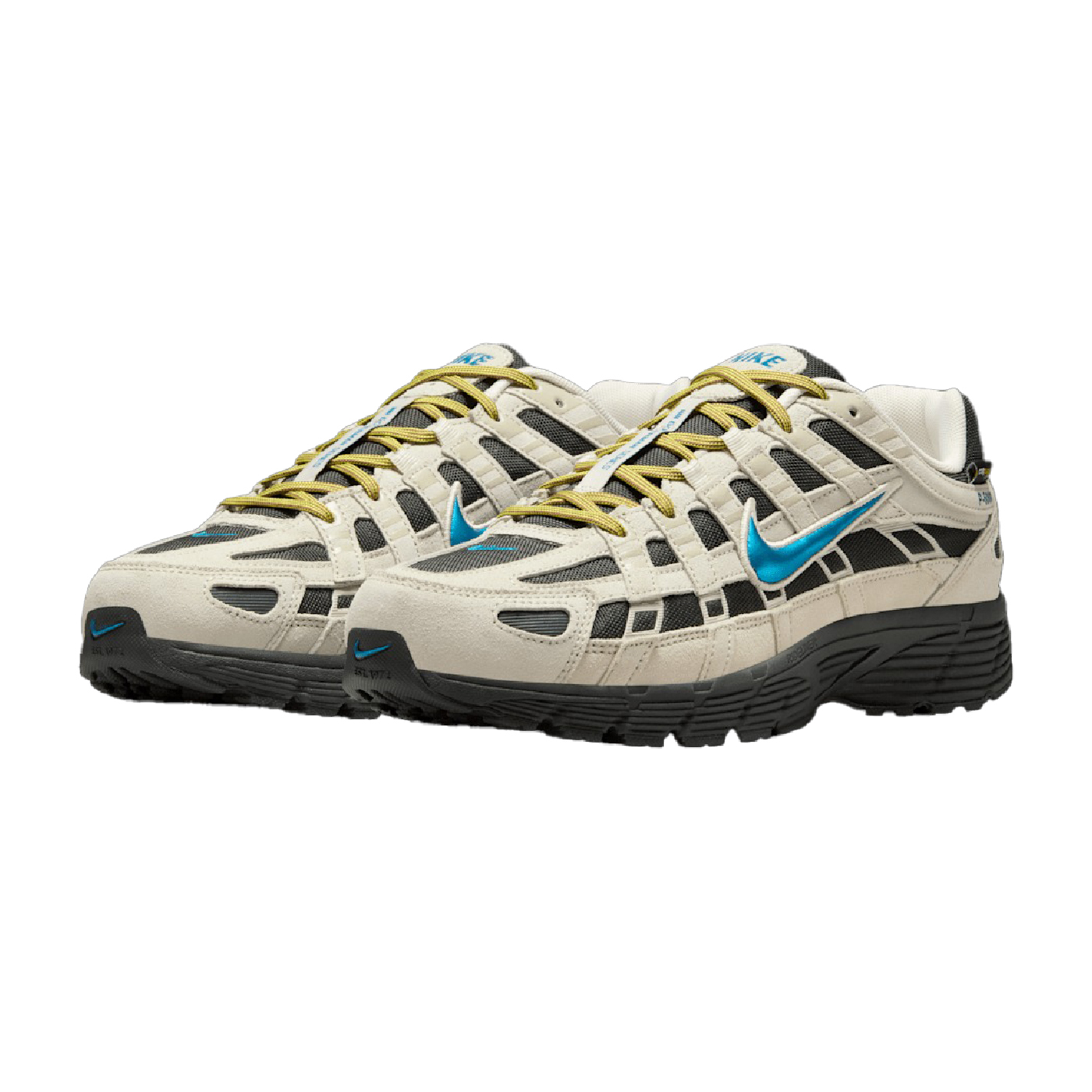 男鞋 NIKE P-6000 PREMIUM CORDURA 米黑藍 麂皮 緩震 復古 抗磨損 休閒 運動鞋【IH0946-100】PP6