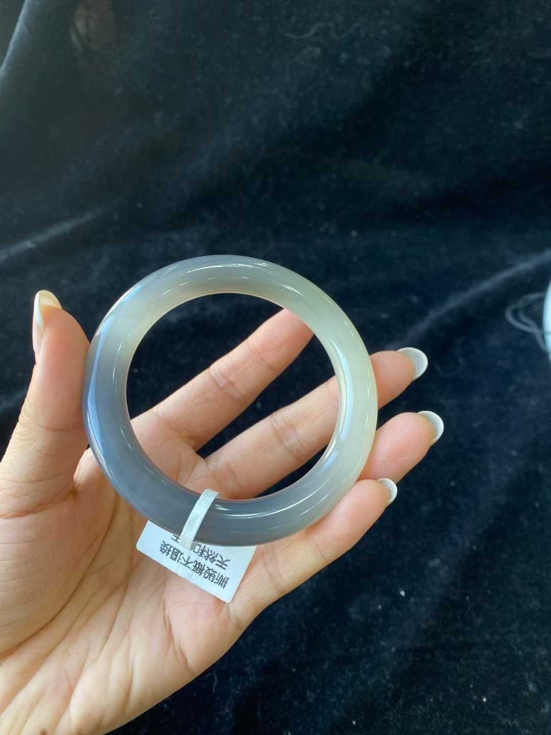 12117 57mm 和田玉煙紫手鐲 (56-58)