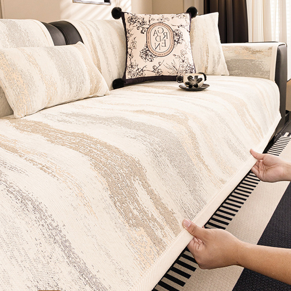 流沙瑪瑙雪尼爾四季沙發墊