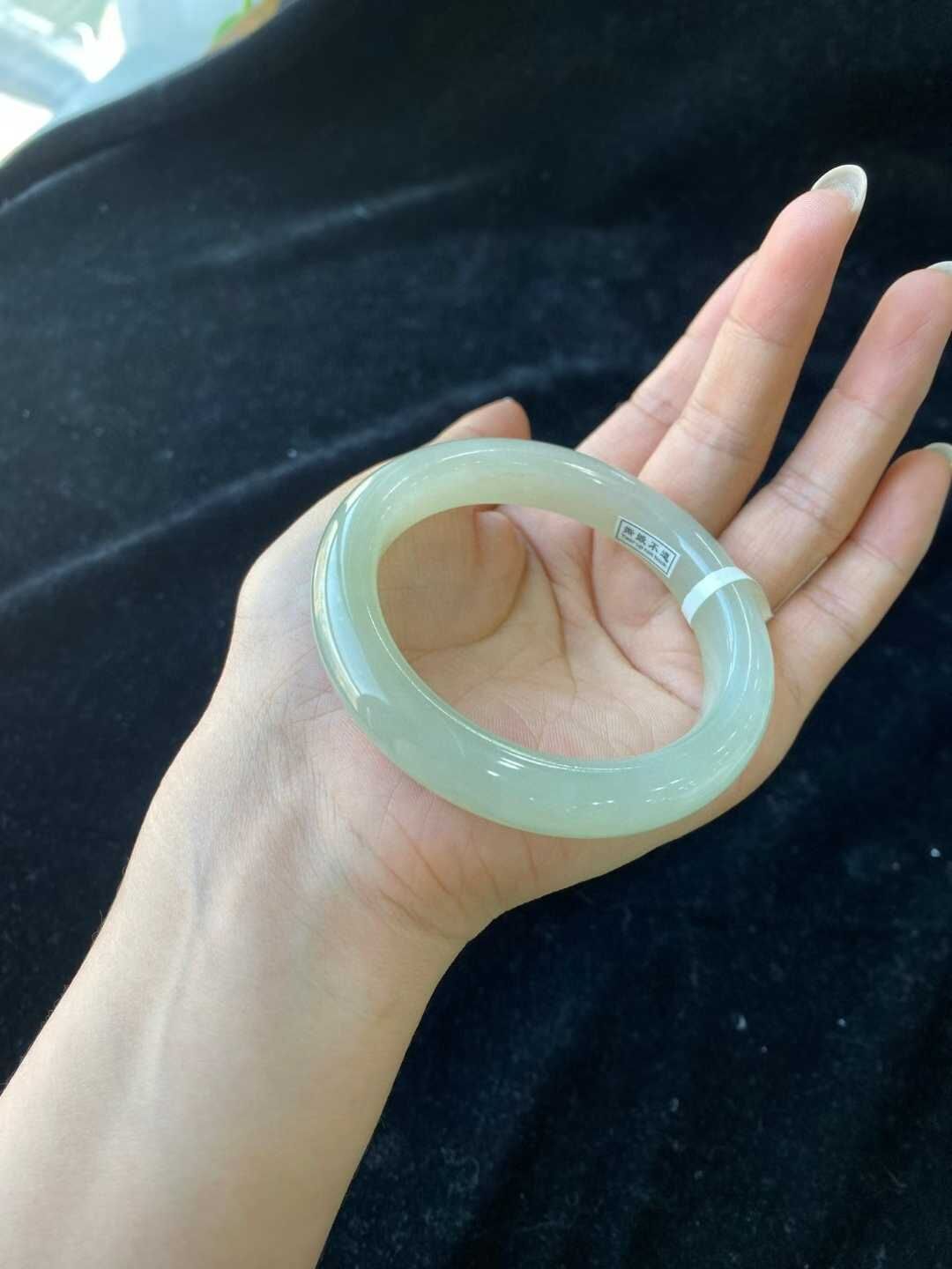 和田玉晴水手鐲,天然和田玉軟玉