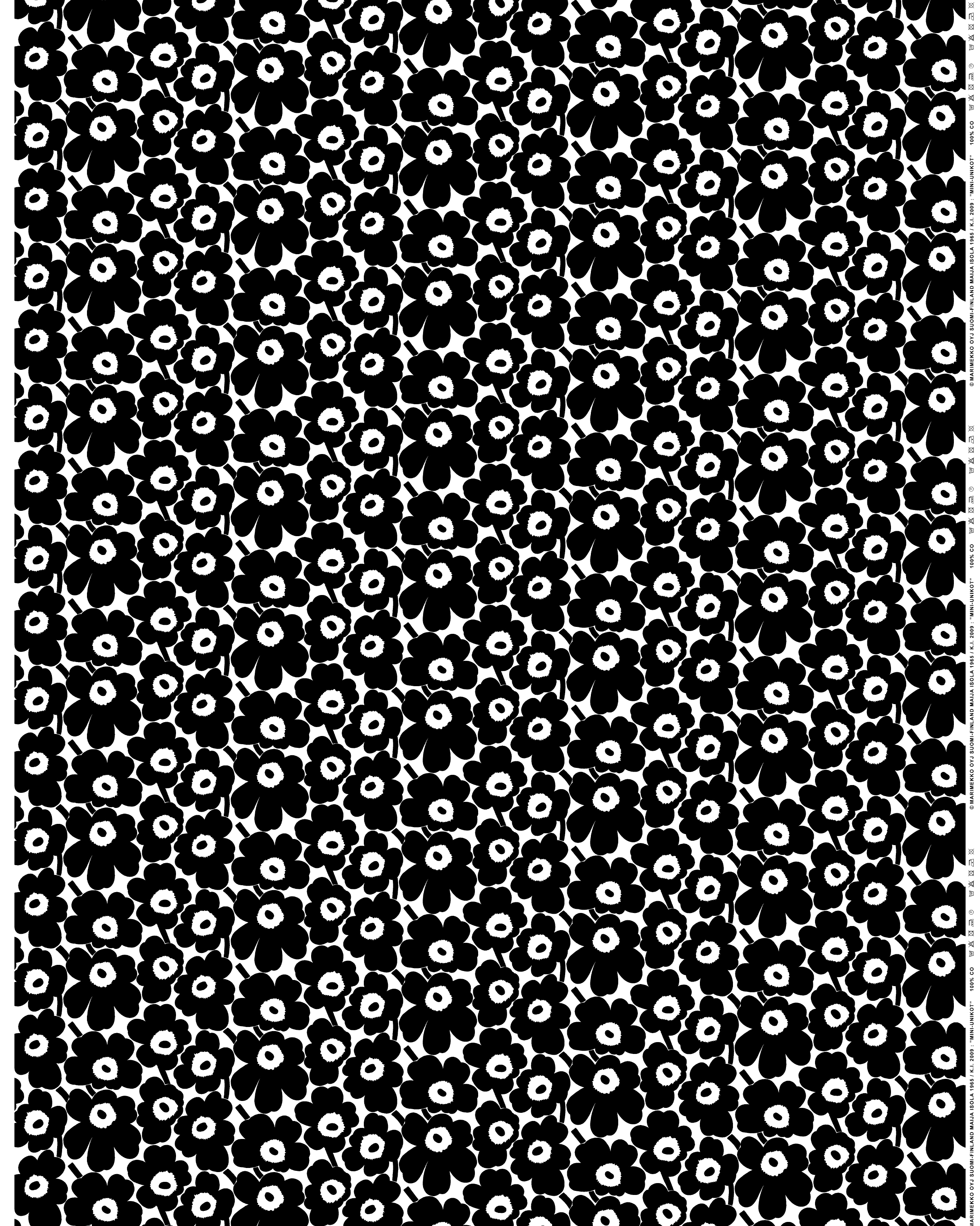 Mini Unikko 印花布品