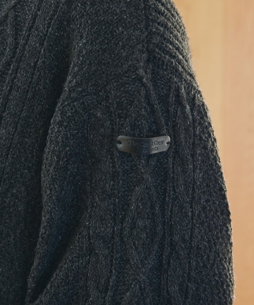 日本 The Craft Crew Products V-Neck Cable Knit Cardigan [CCPcd908]