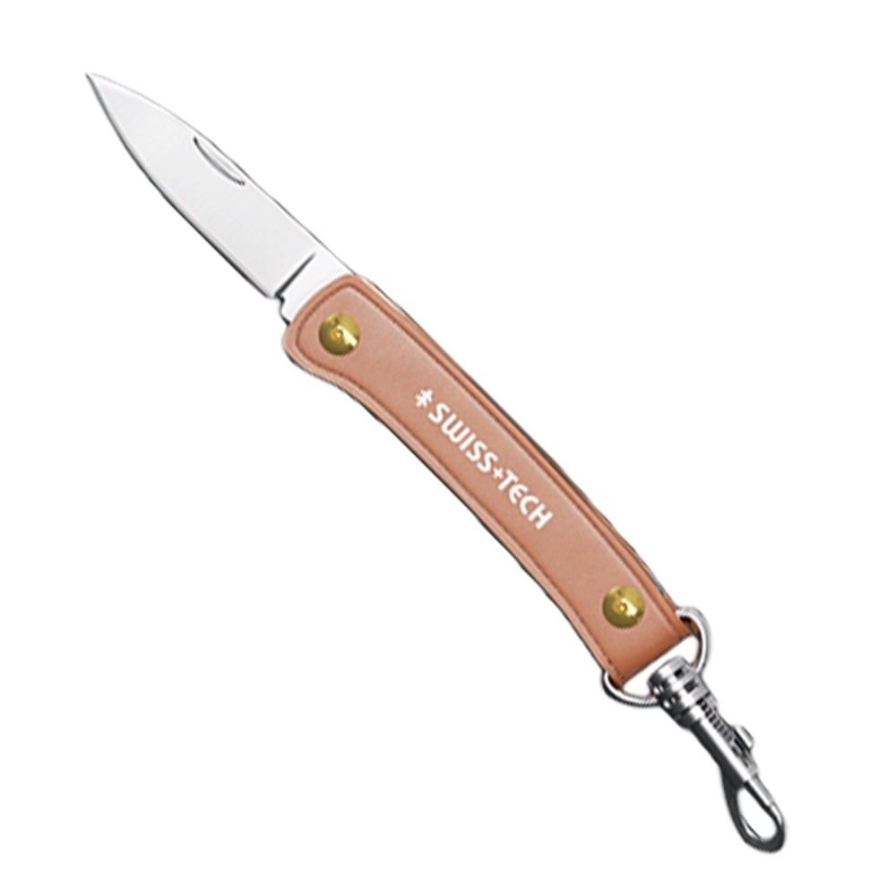 SWISS+TECH 美國 科技皮革折疊刀 (2色) 84CBZ1002