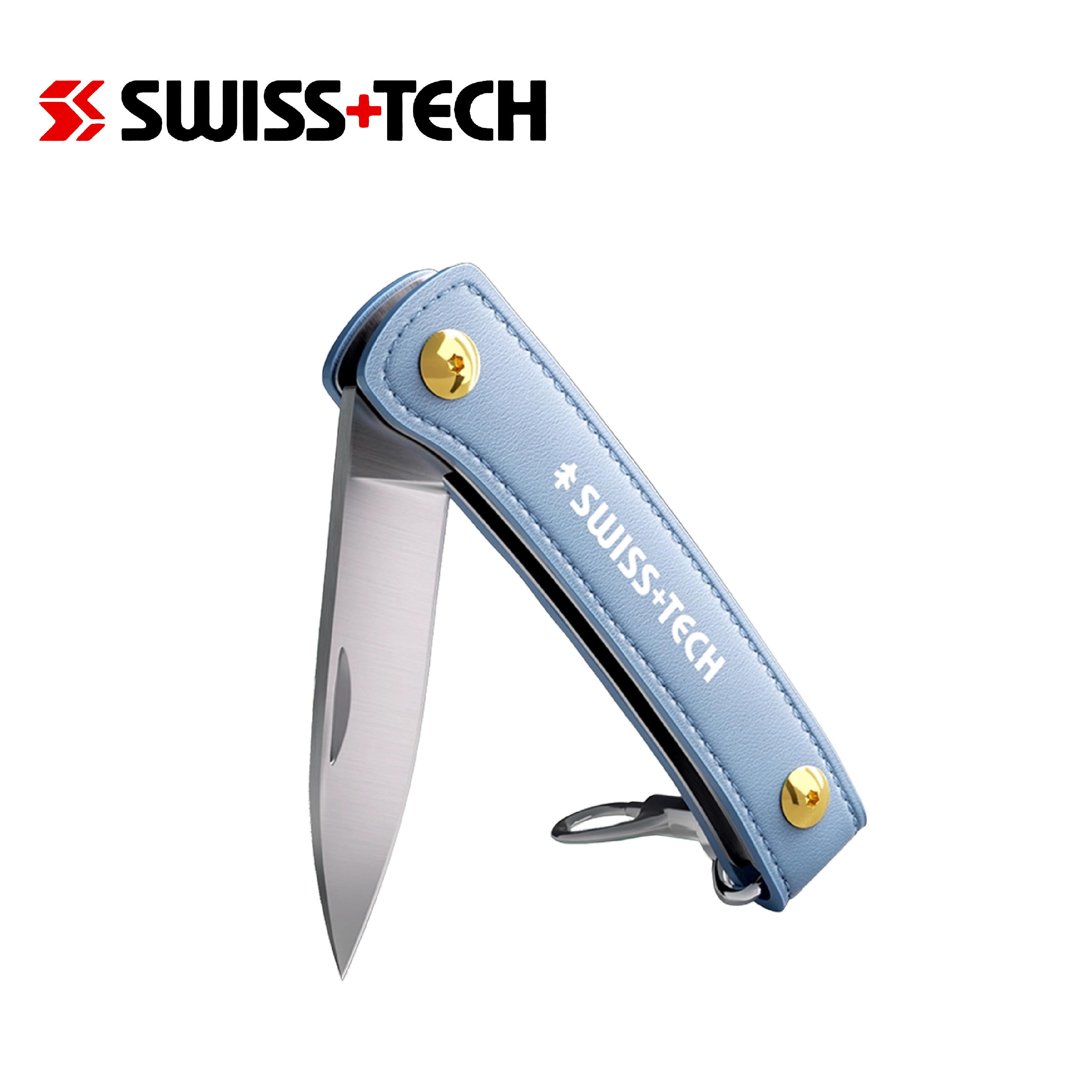 SWISS+TECH 美國 科技皮革折疊刀 (2色) 84CBZ1002