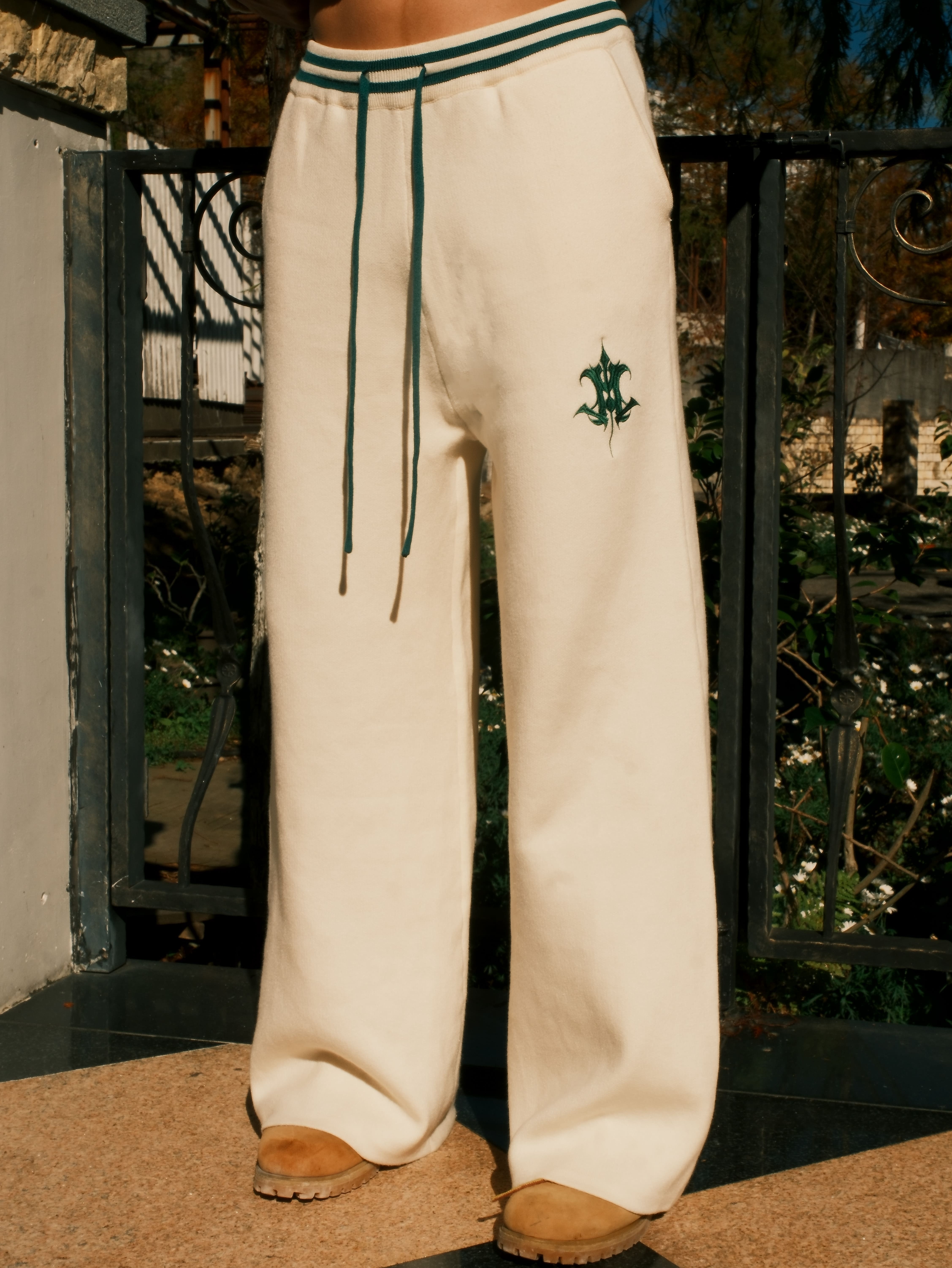 “CASANOVA” KNITTED SWEATPANTS