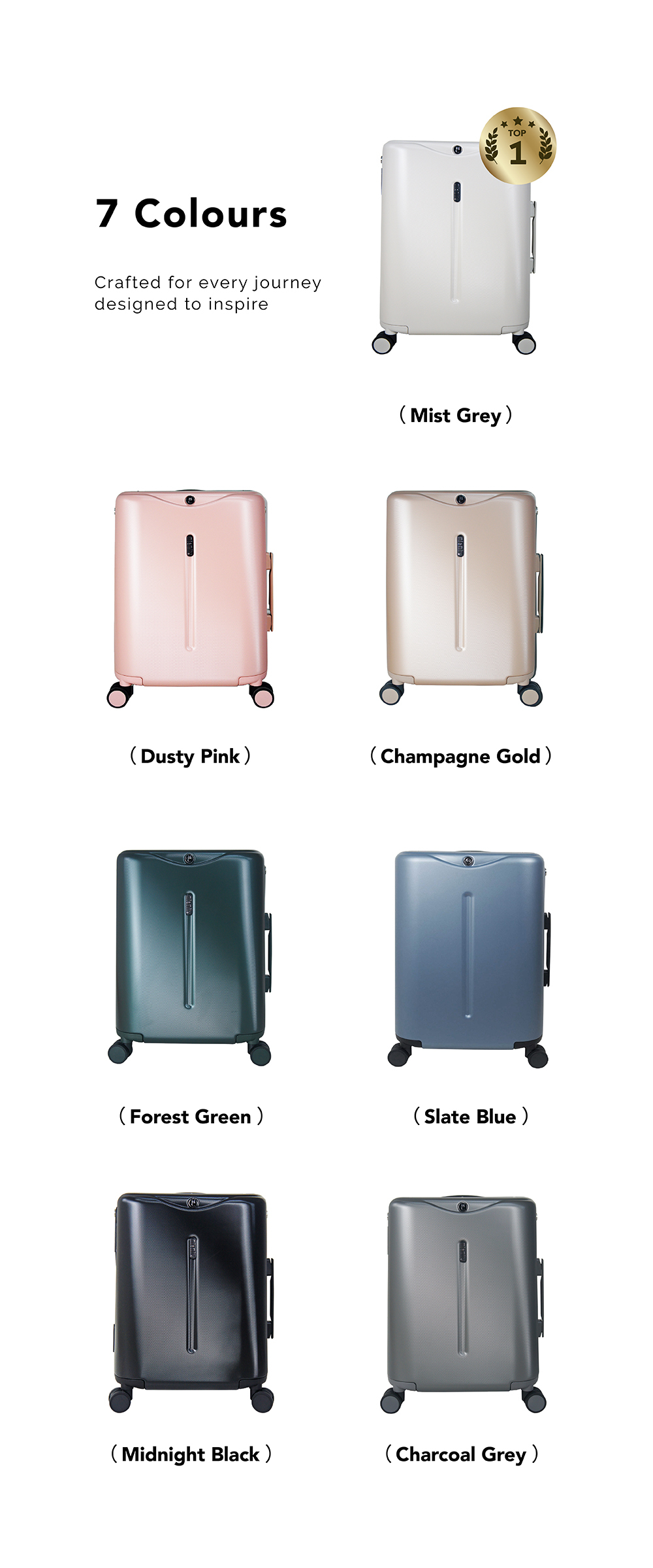 MiaMily 恣意漫行 2 in 1 行動頭等艙行李箱18吋