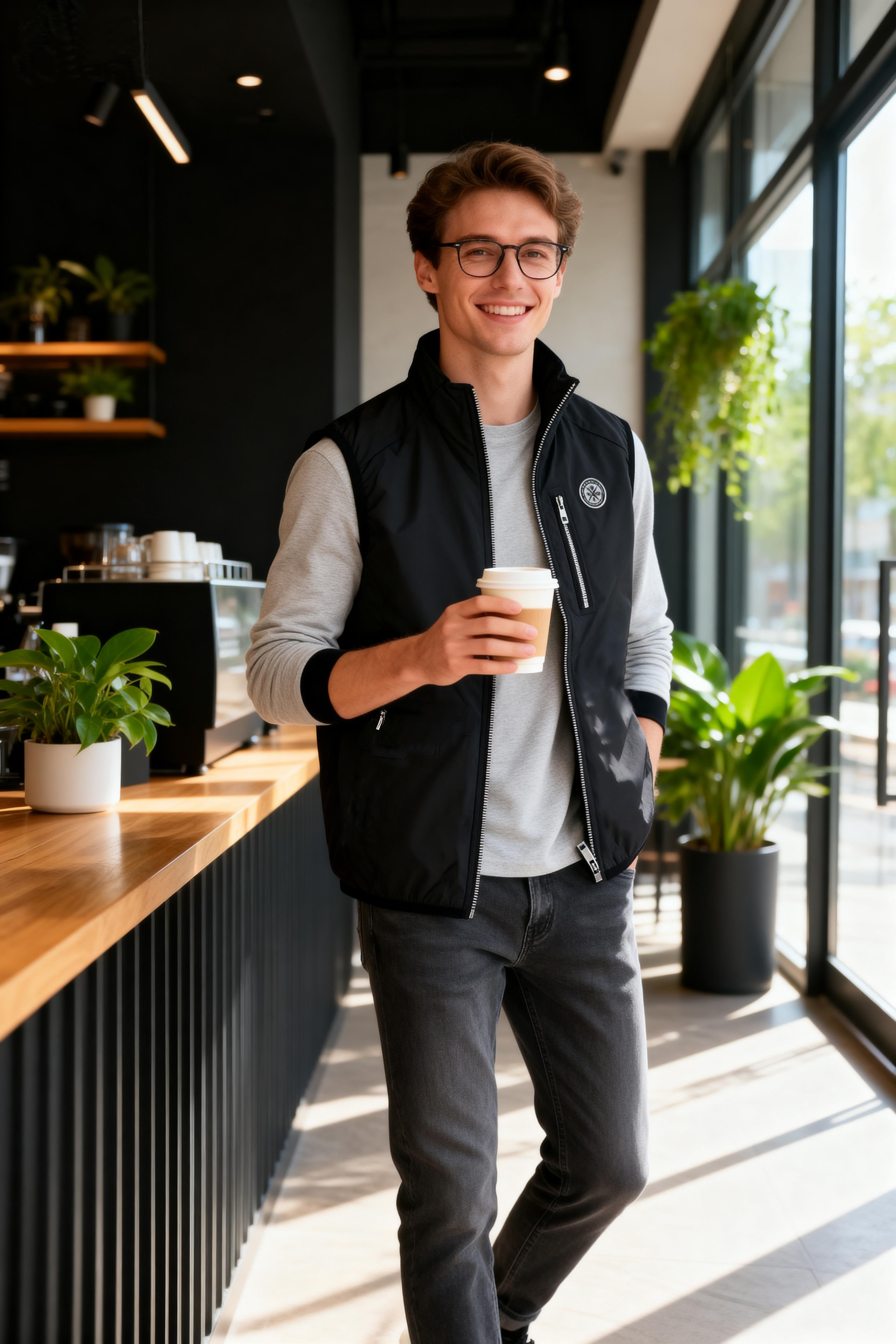 253118 男女合穿薄背心