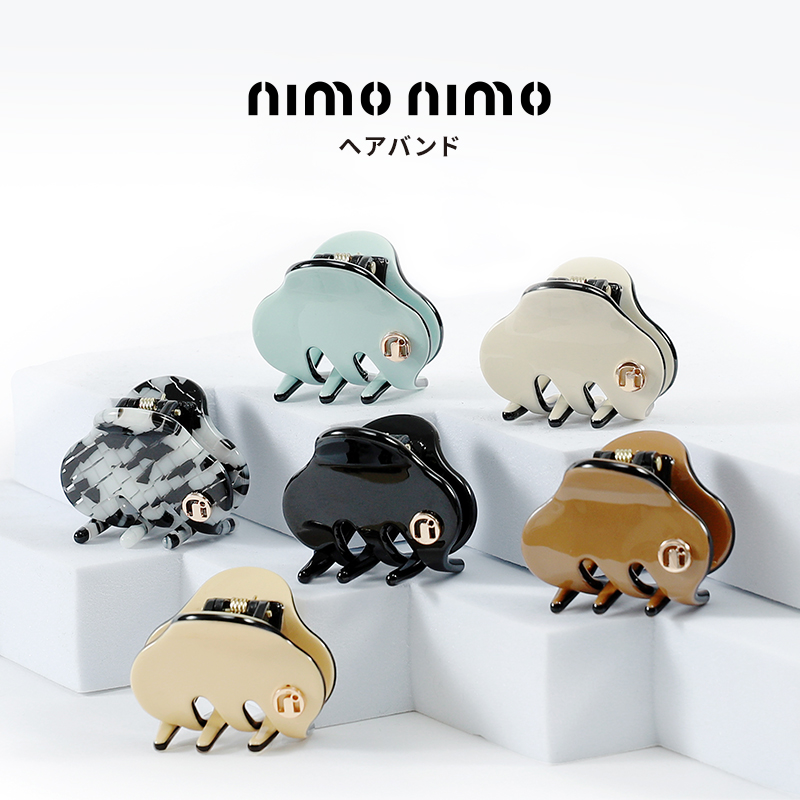 1208FH14-Fashion靚衫-濶齒 中爪髮夾 黑色/幻月黑/燕麥白/奶油白/薄荷藍/焦糖棕（B14）