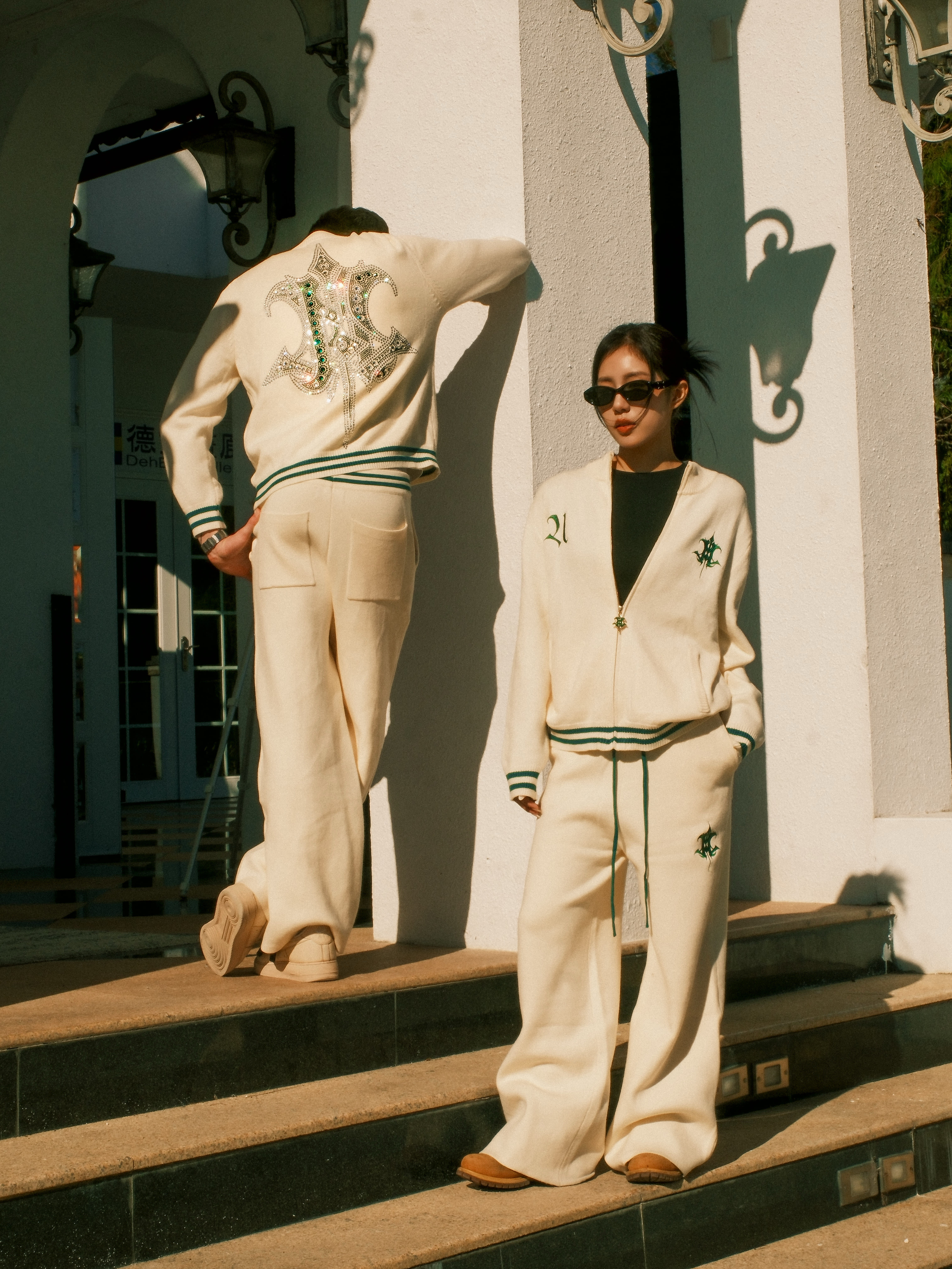 “CASANOVA” KNITTED SWEATPANTS