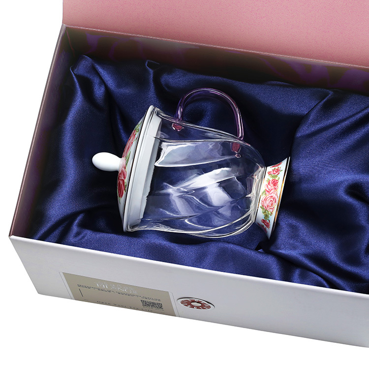 晶豔-玫瑰蓋杯精裝禮盒(300ml)