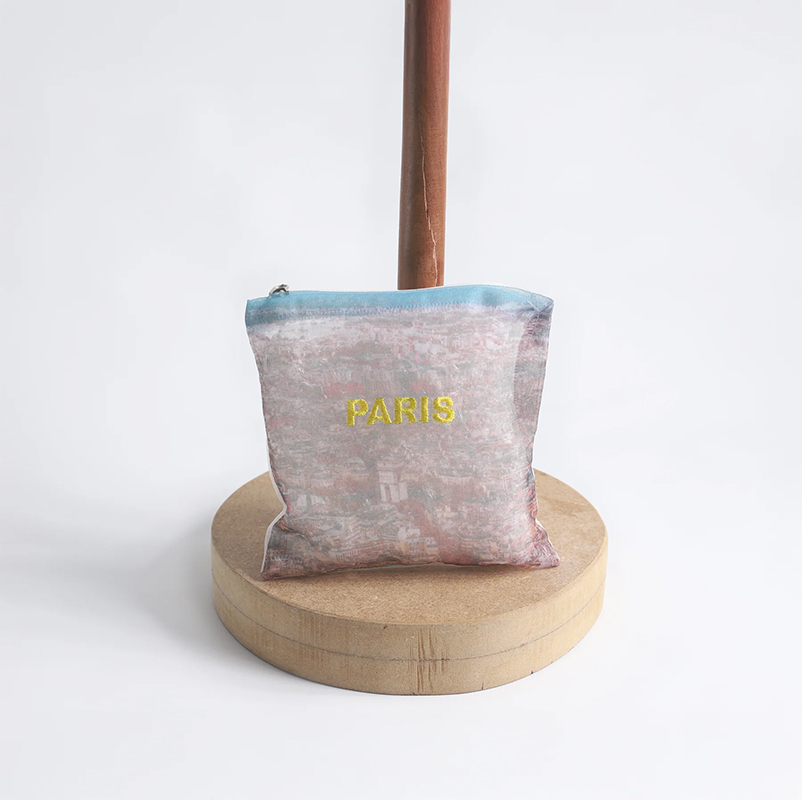 Brigitte Tanaka 巴黎天空烏干紗收納袋