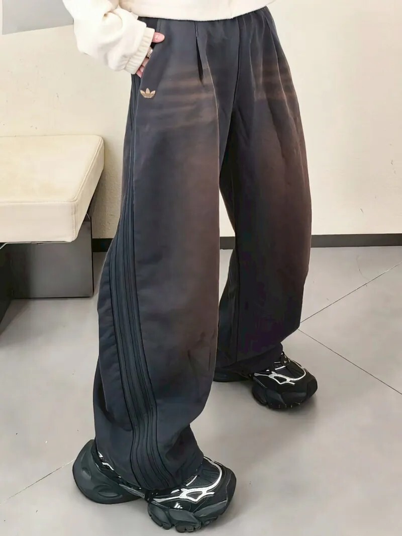 "代購" ADIDAS CURVED KNIFE 彎刀水洗棉褲