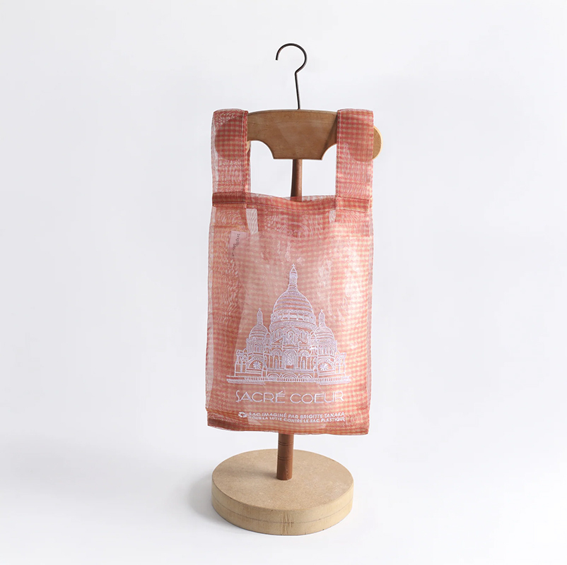 Brigitte Tanaka 巴黎聖心堂刺繡烏干紗提袋