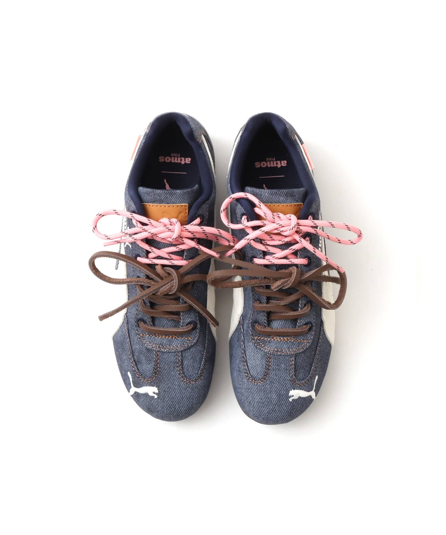 PUMA Speedcat Denim x atmos 日本限定 牛仔藍 丹寧 藍色 薄底 復古鞋 40691801