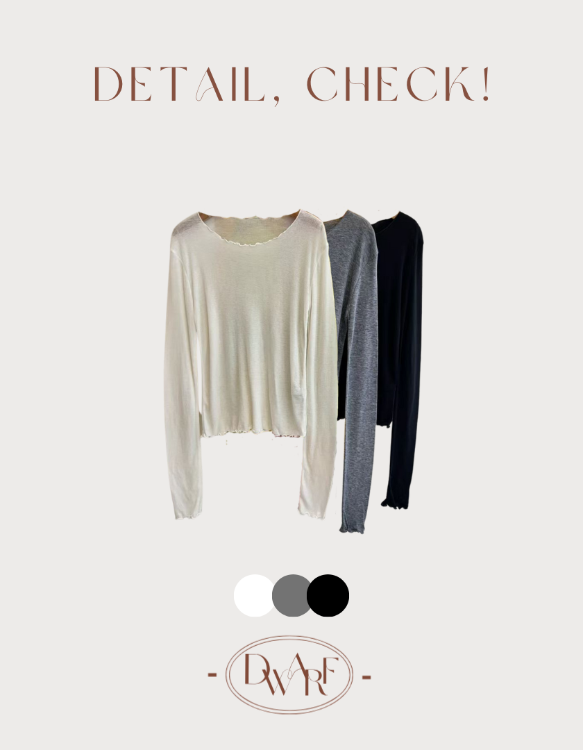 《KR》薄薄木耳邊兩件裝