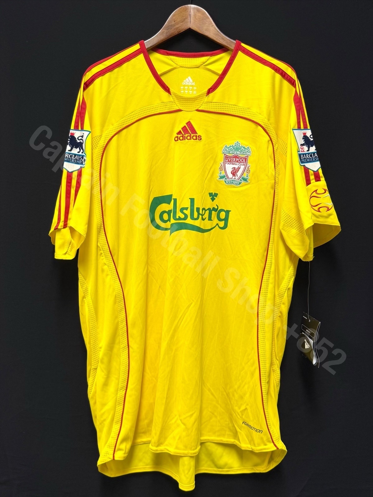 (Player Issue) Liverpool 2006-2007 Adidas Away Player Issue Shirt #8 GERRARD