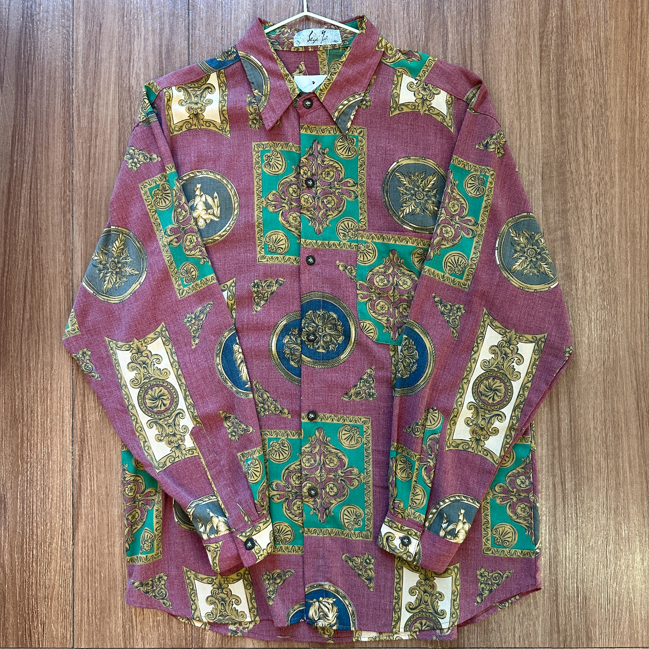 歐式壁畫古著上衣