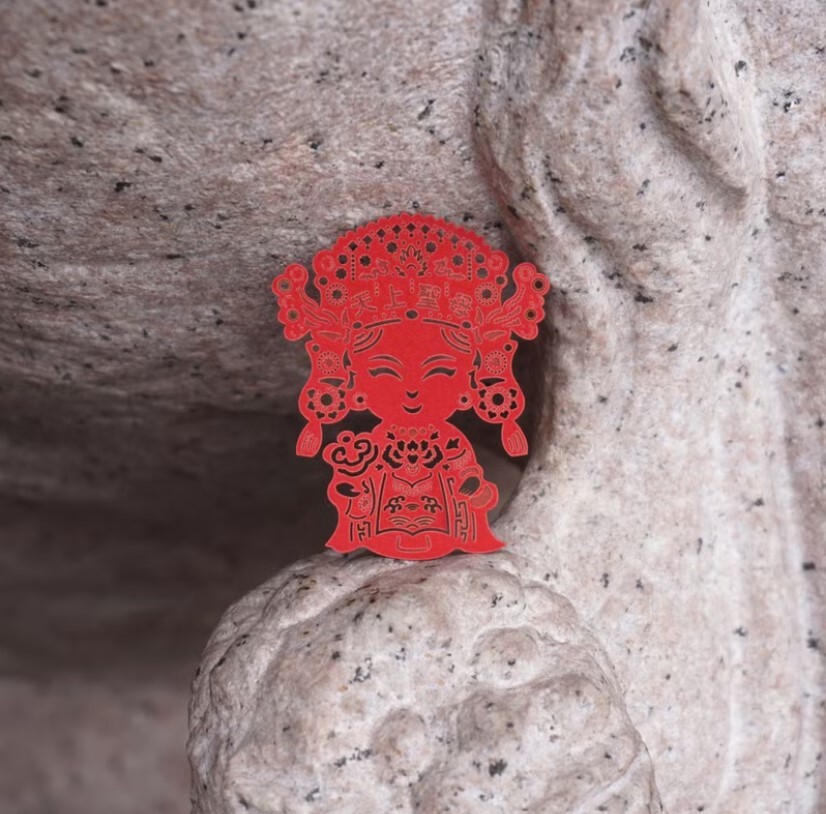 麥麥大節慶 天上聖母 紙雕書籤｜MARK TAIWAN 臺灣