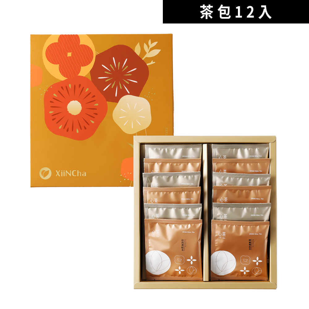 【金韻華年】澄映燙金禮盒 - 茶包 12入
