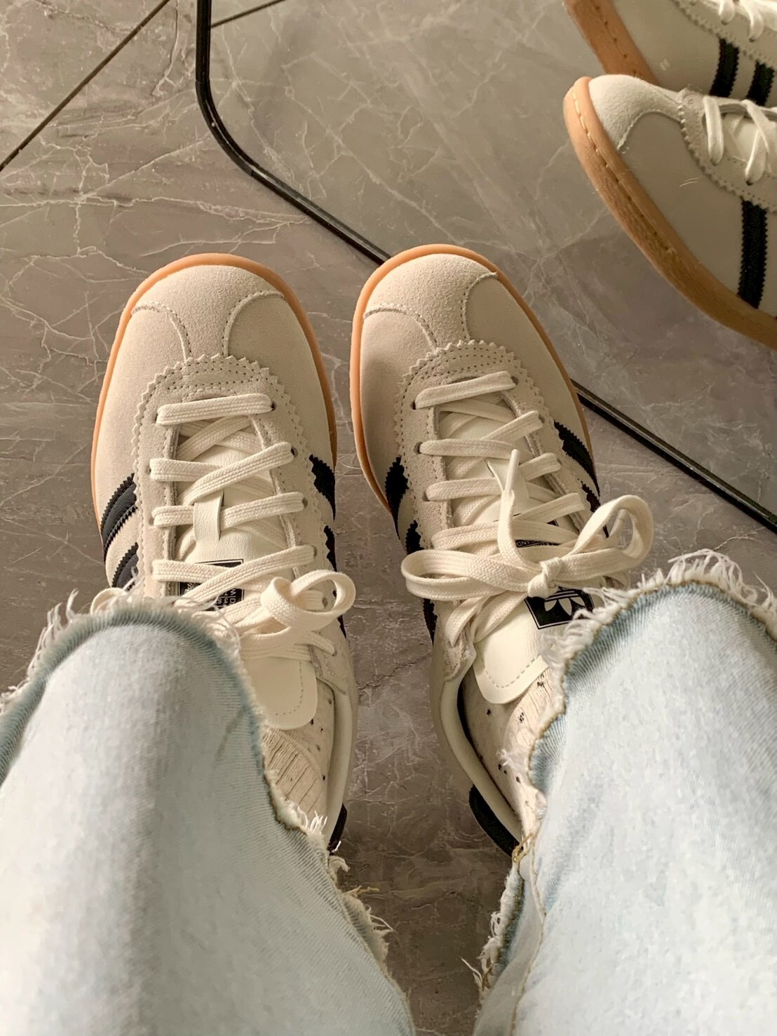 <預購接單> adidas originals Stadt 麂皮 奶油威化餅🍪