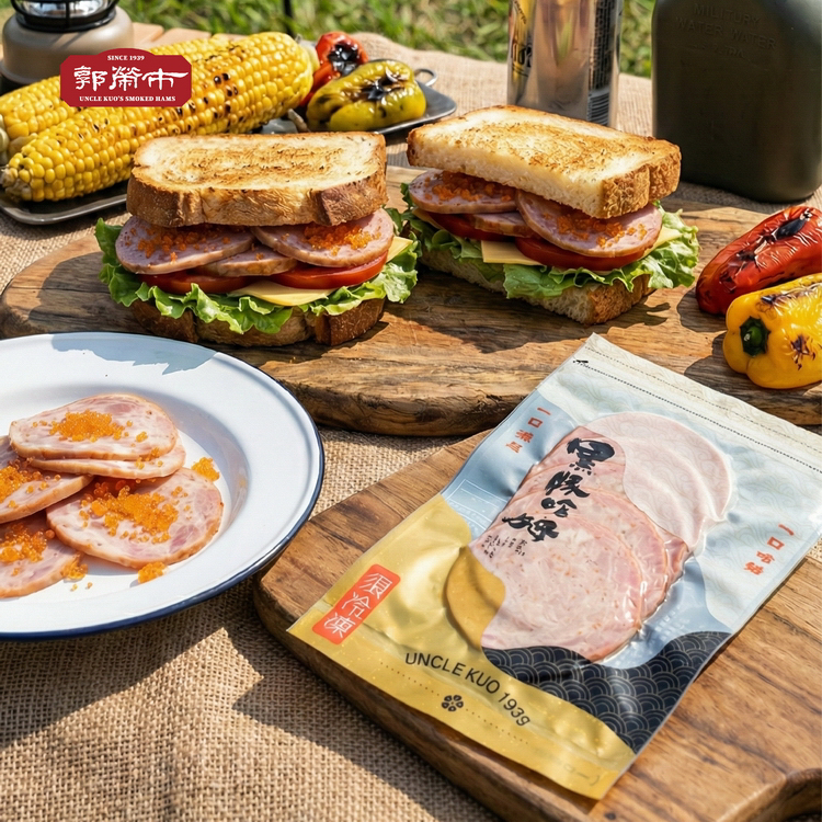 飛魚卵黑豚切片包｜啵啵鮮味、開封即食(低溫)