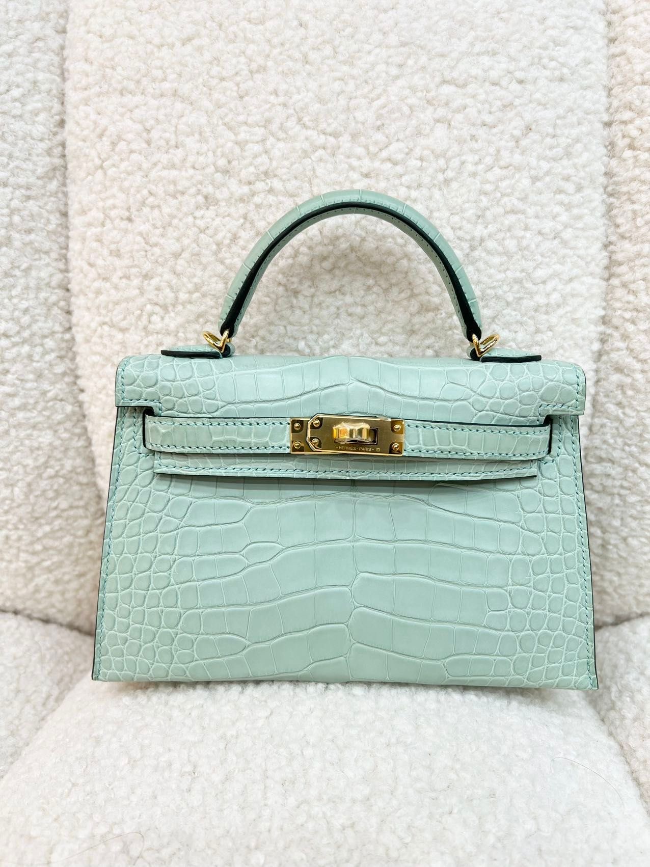 Kelly mini II 6U vert d'eau cc matt alligator W