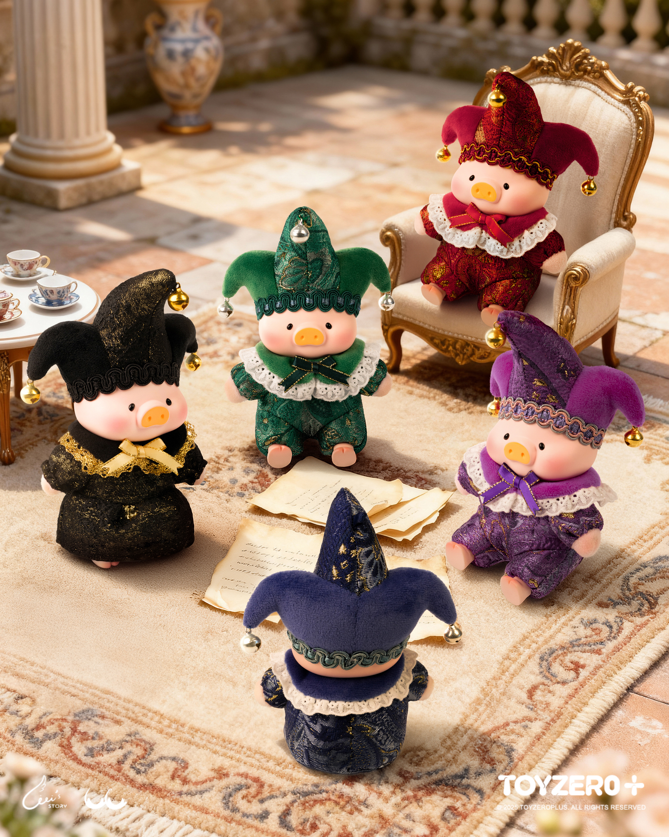 罐頭豬LuLu - 緣份天使系列膠臉毛絨掛件 (盲盒)