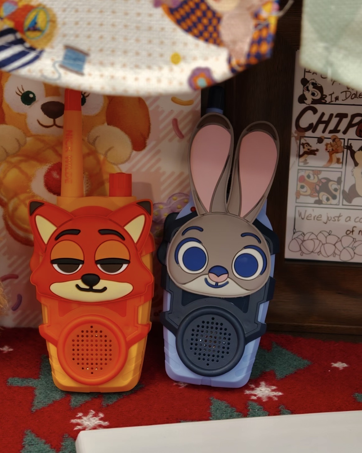 #現貨 動物方城市2 尼克 & 茱蒂 無線對講機！