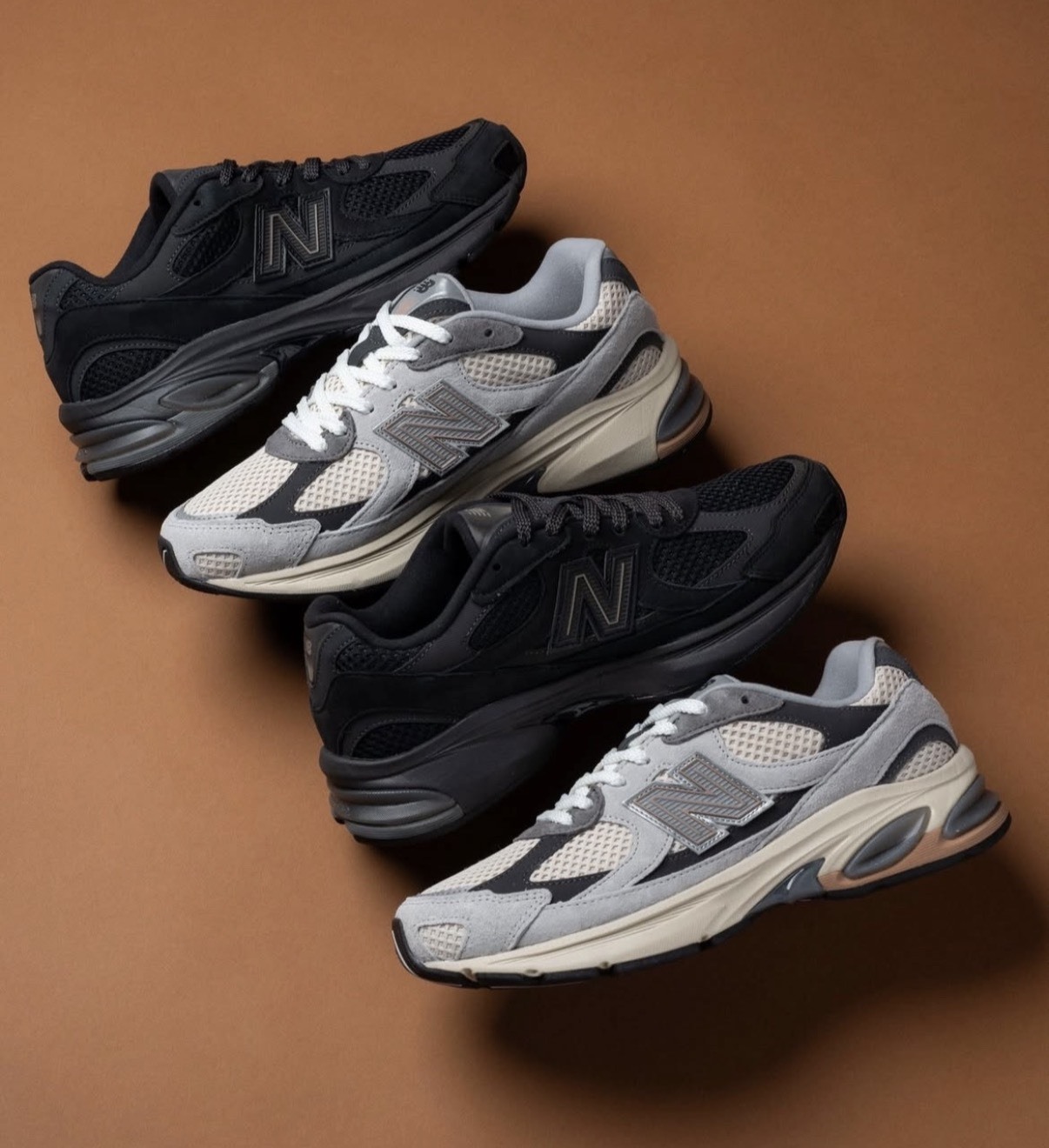 【OWN】New Balance 2010 球鞋 運動 透氣 網布 足弓 新品 緩震 不分男女 灰米 全黑 U2010