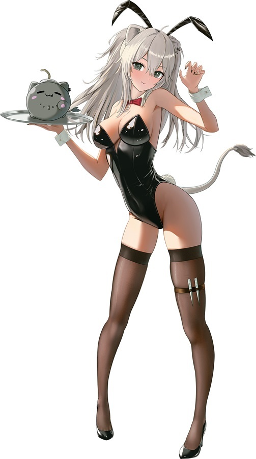 C107「同人代購」「Melonbooks代購」Hololive 獅白牡丹 壓克力立牌（兔女郎造型）Ver. 2