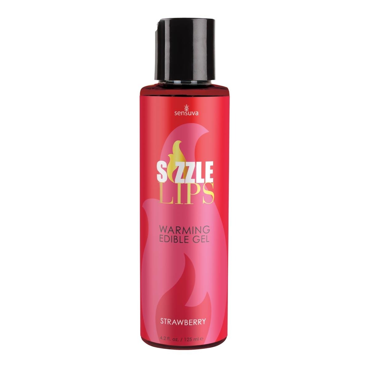 Sensuva SIZZLE LIPS 可食用熱感按摩油 士多啤梨味 125ml