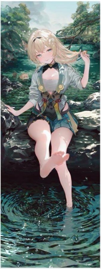 C106 「同人代購」「Melonbooks代購」風真伊呂波 等身大掛軸