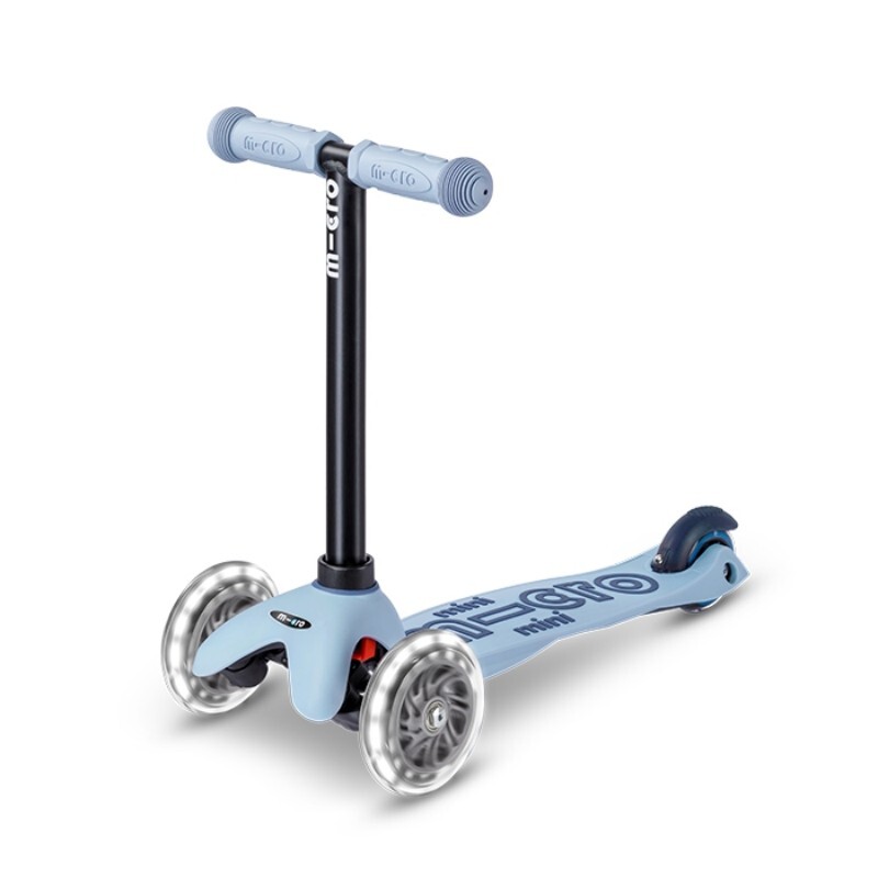 Micro - Mini Micro Deluxe 6-in-1 Rock & Go LED Scooter Soft Blue(1-6 years)【Pre Order Now! Delivery after 7 working days】
