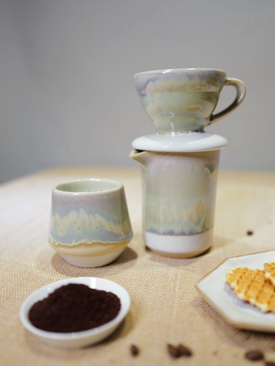 CONE NO.9 ｜手沖咖啡套組-綠漸層