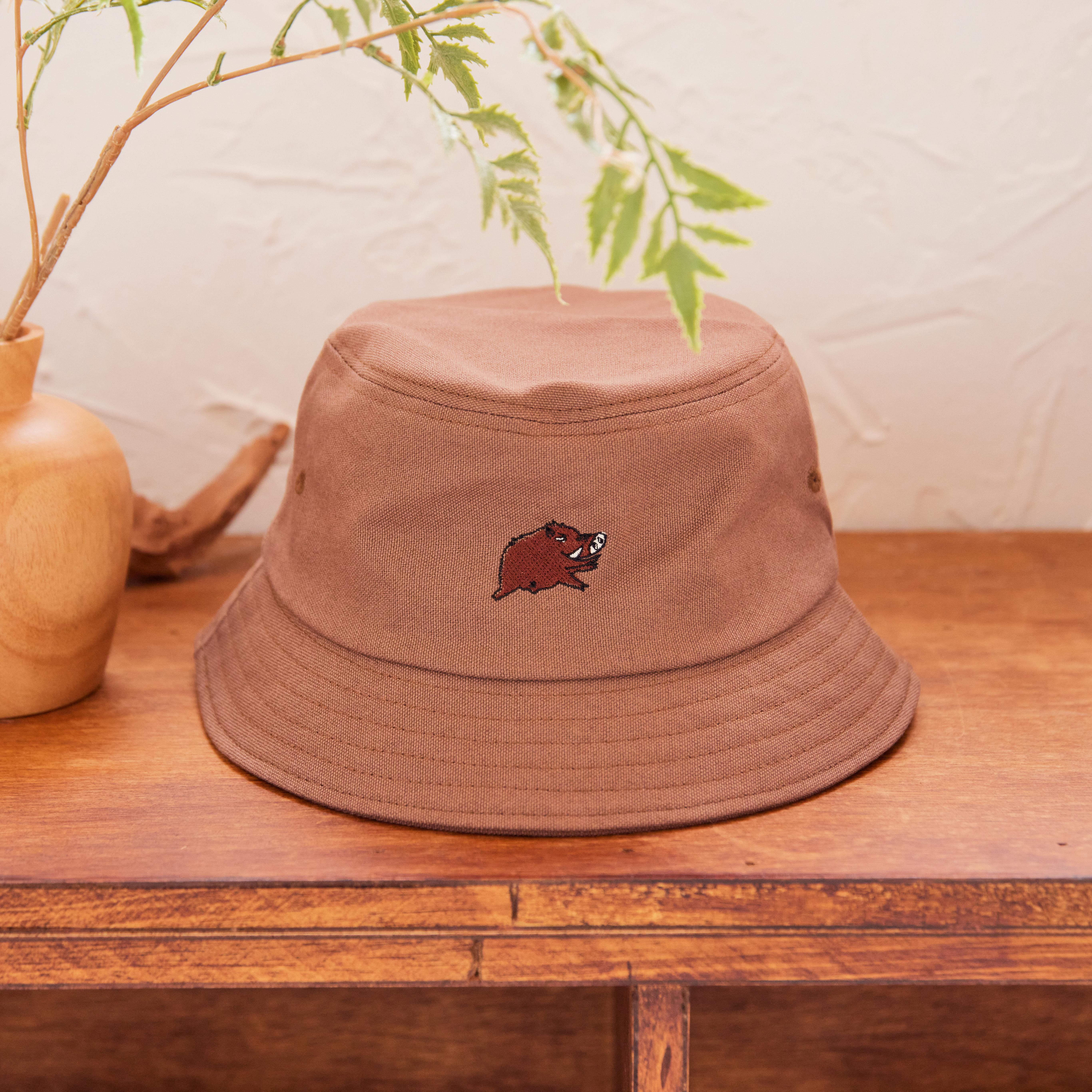 《森林動物》城市復古漁夫  單色帽