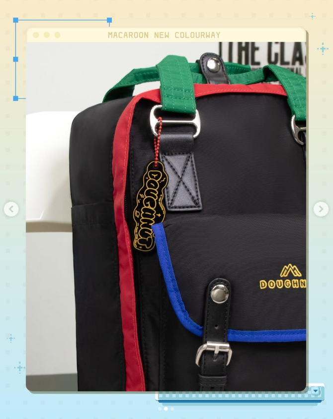 【直播】LL112858 Doughnut MACAROON MINI YOU-NIVERSE 系列背包