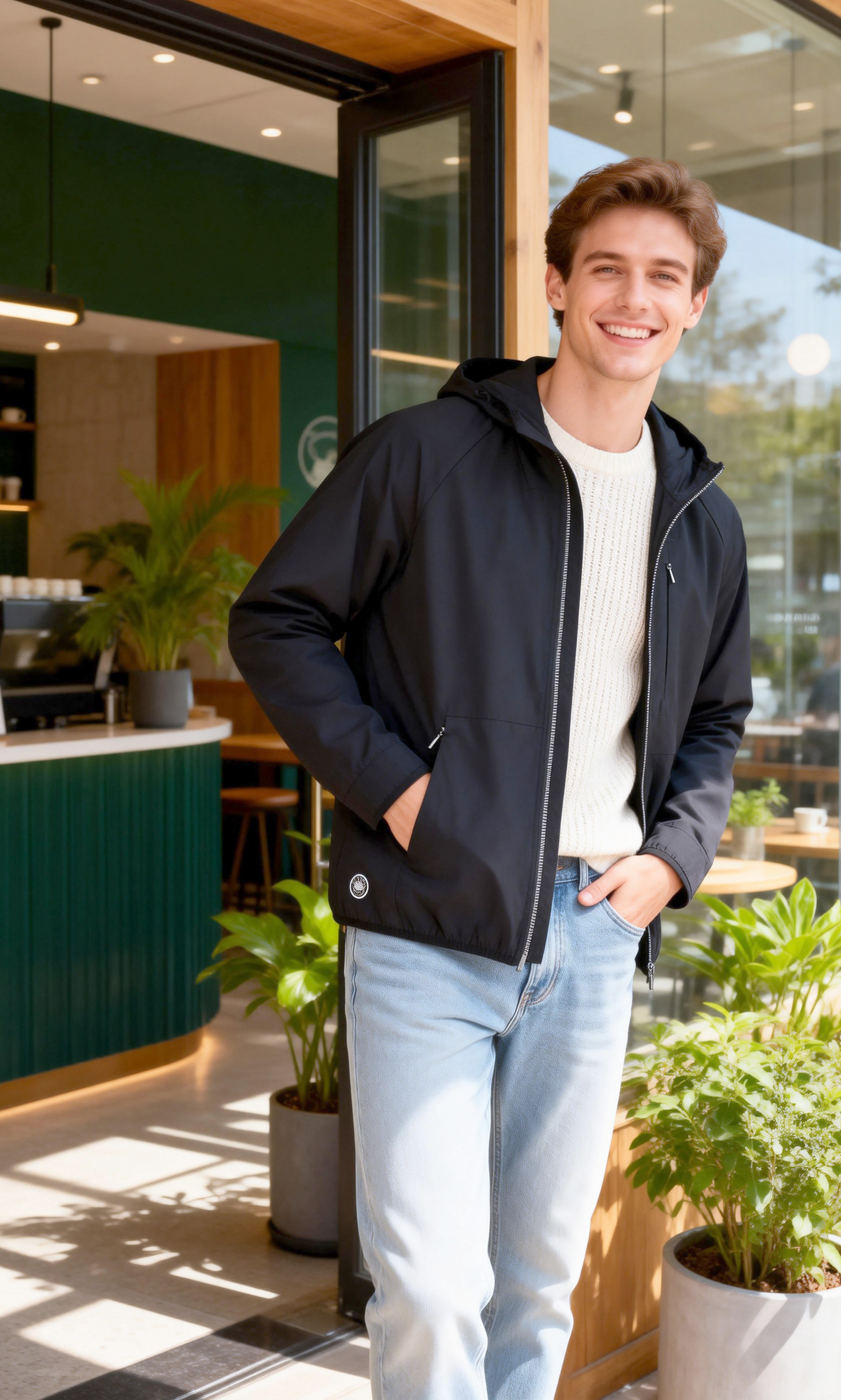 253119男女合穿連帽外套