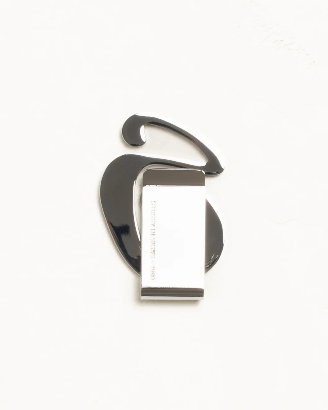 "代購" Stussy 25FW SWIRLY S MONEY CLIP 鈔票夾
