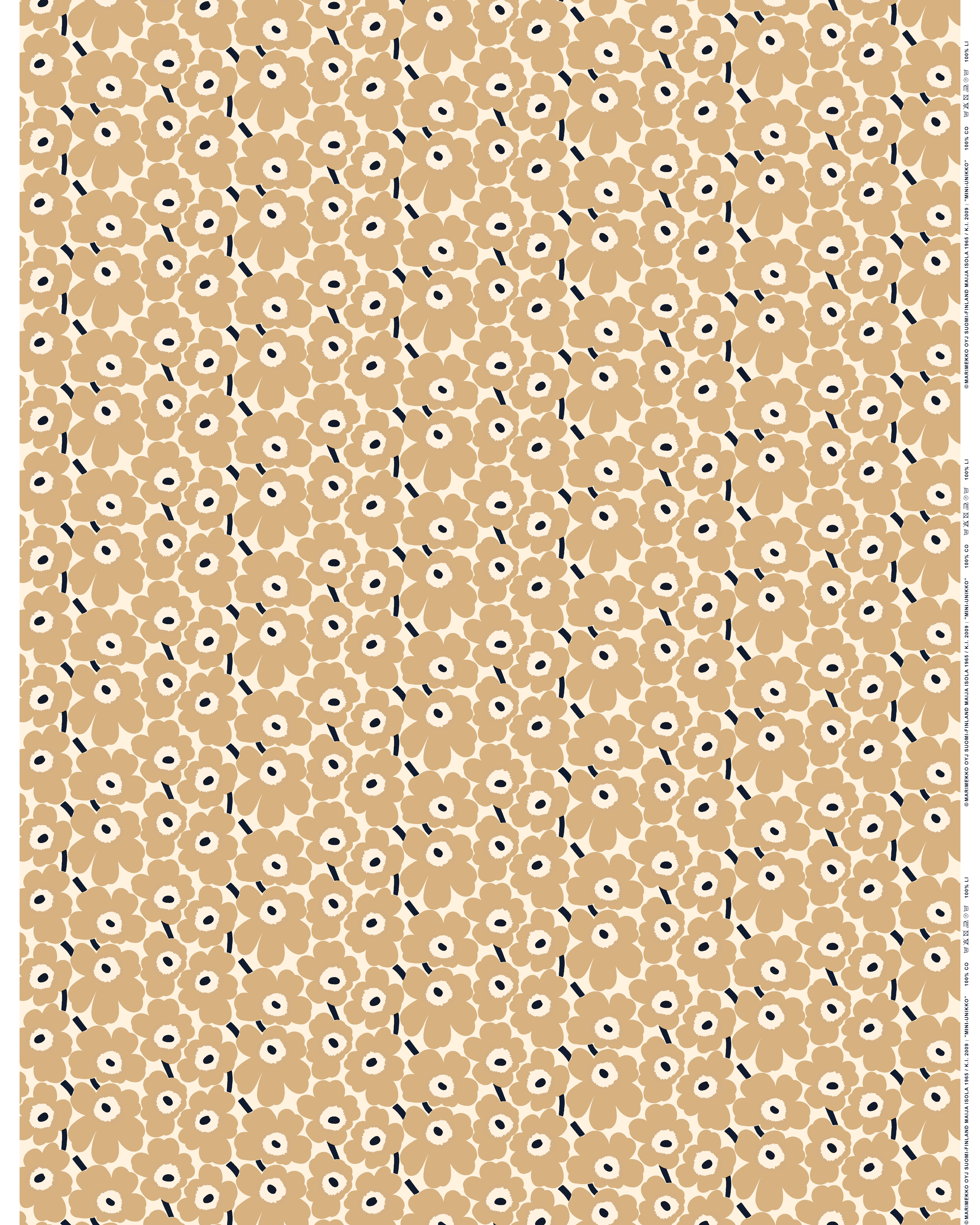 Mini Unikko 印花布品